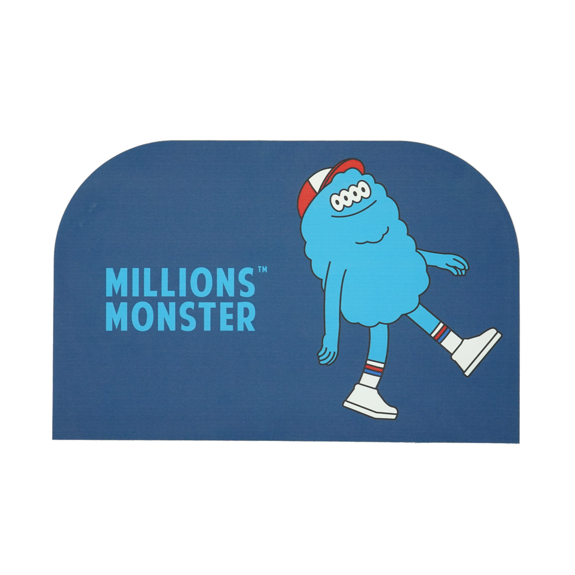 พรมพียู SNAZZ X MILLIONSMONSTER สี BLUE